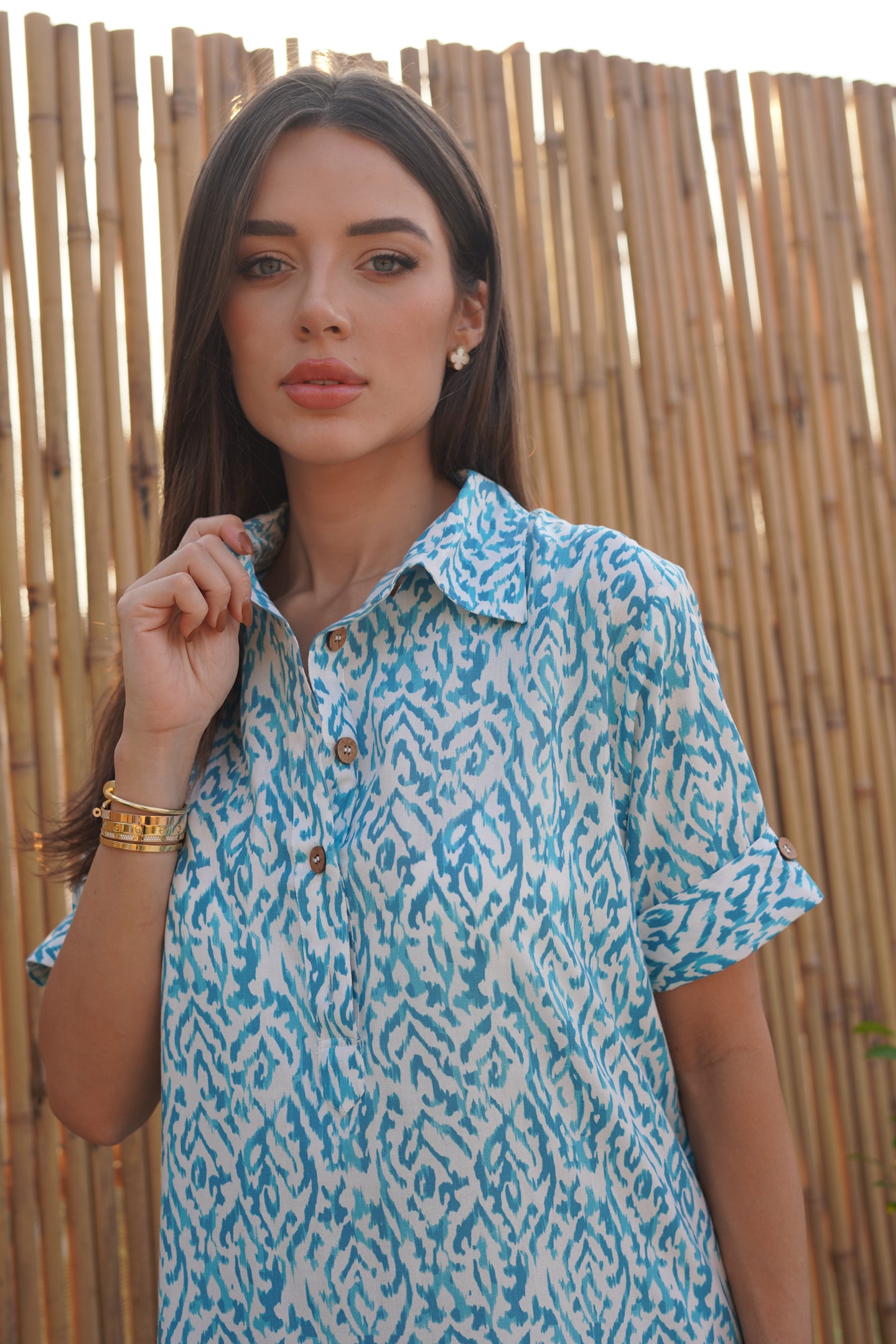 Bahamas Midi Shirt Dress